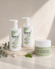 The River Clarity Ritual set: Scalp Balance Shampoo, Conditioner and Detox Scrub